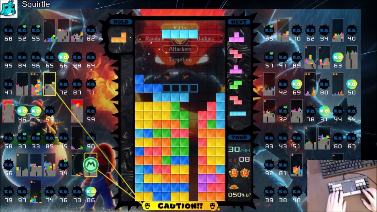 Tetris 99 Super Mario 3D World + Bowser's Fury - Tetris Maximus