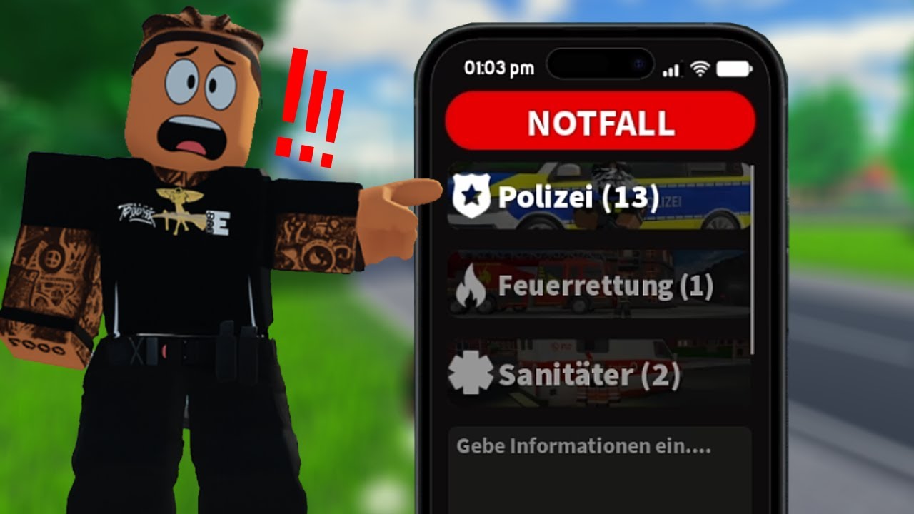 RAUBEN vs. 13 POLIZISTEN !!! Wie schafft man das ??? 😮☠️ NOTRUF EMDEN - ROBLOX