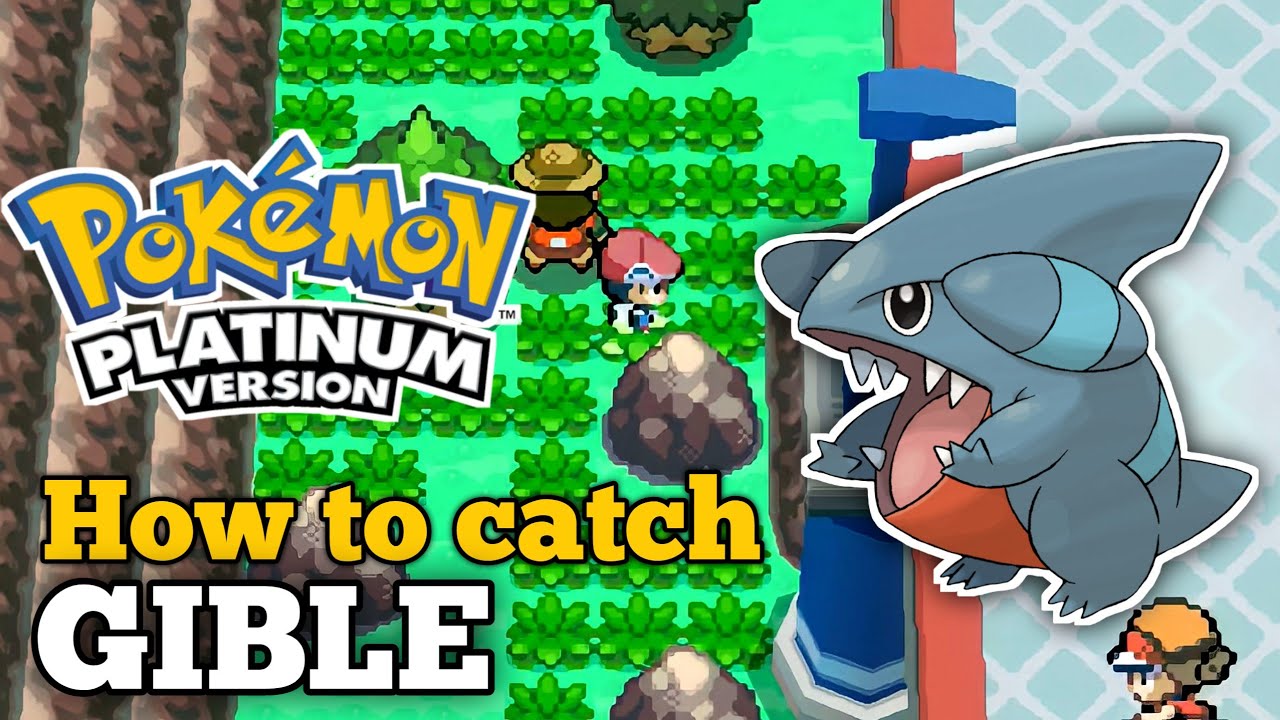 How To Catch Gible In Pokemon Platinum | Gible Location
