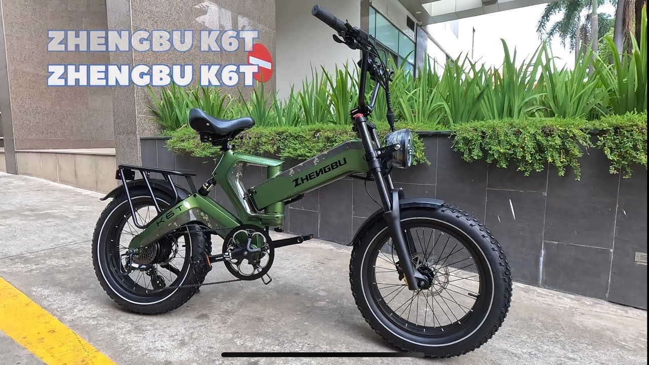 Siêu Xịn Xe Đạp Trợ Điện 4.0 #Zhengbu K6T 2024 Motor 1000W PinLG 48v28ah Phanh Dầu 8Cấp SHIMANO