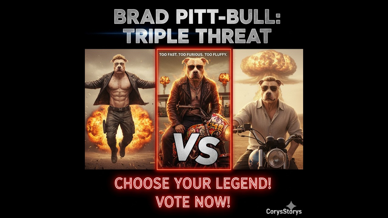 Which Brad Pitt-Bull are you? 🎬🐾 Vote Now!