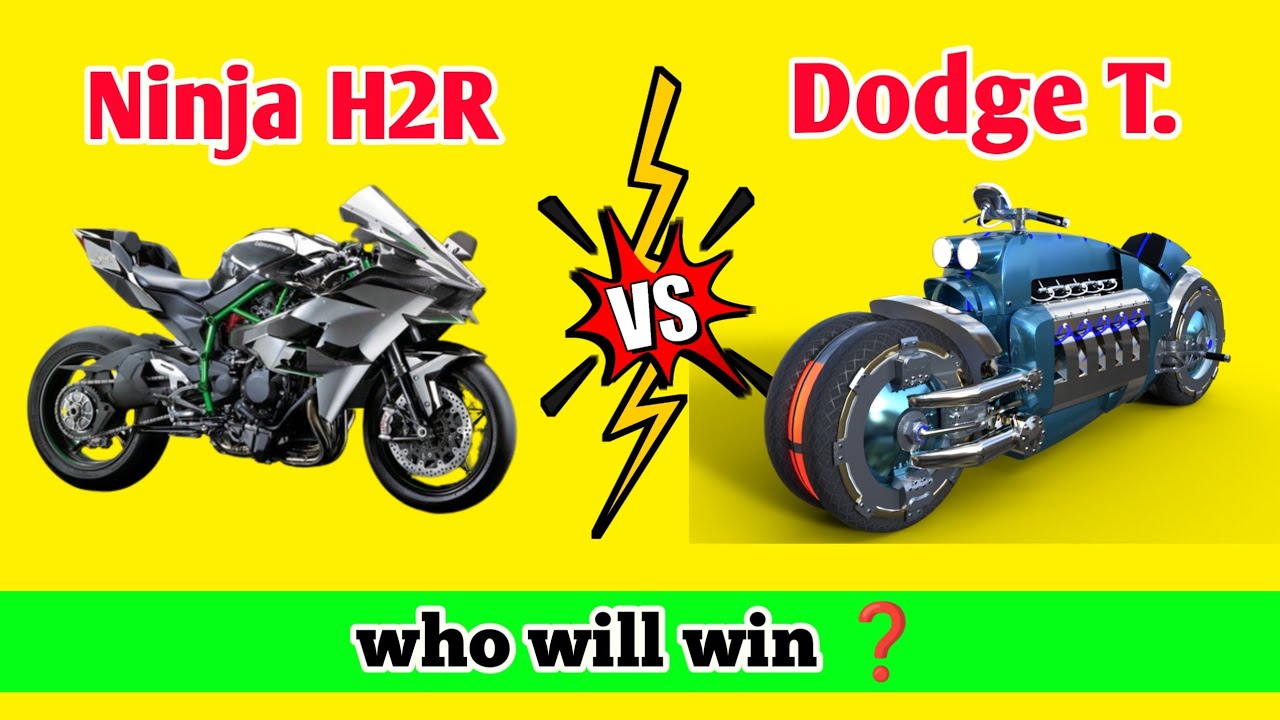 Ninja H2R vs Dodge Tomahawk 🤟 #shorts