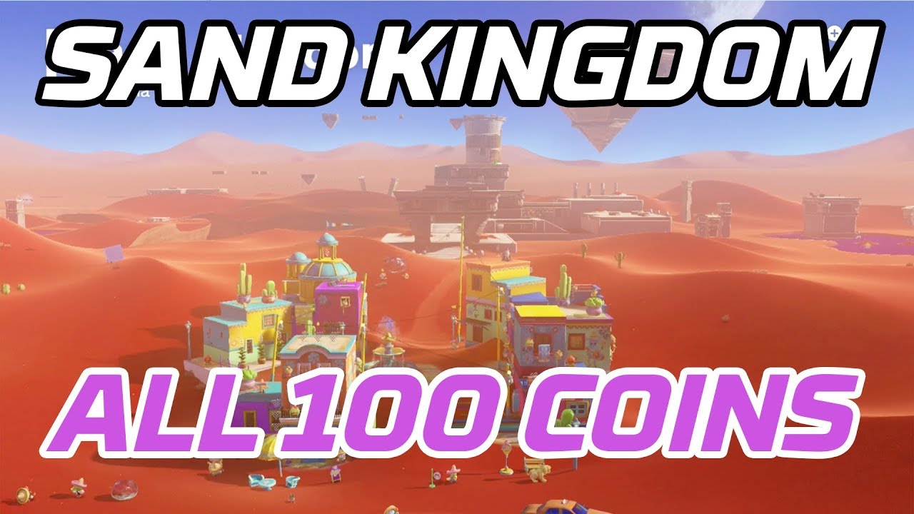 [Super Mario Odyssey] All Sand Kingdom Coins (100 purple local coins)