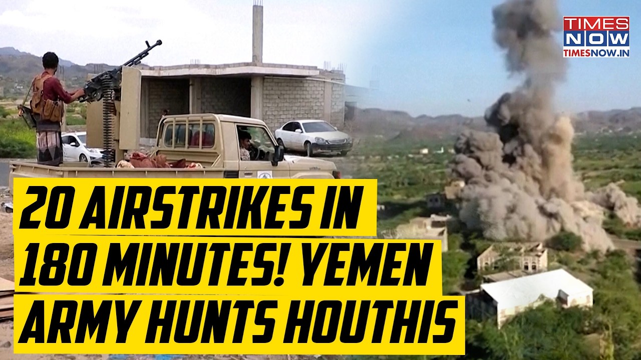 In Visuals: Yemeni Air Force Unleashes Devastating Blitz On Houthi Positions As Taiz War Explodes