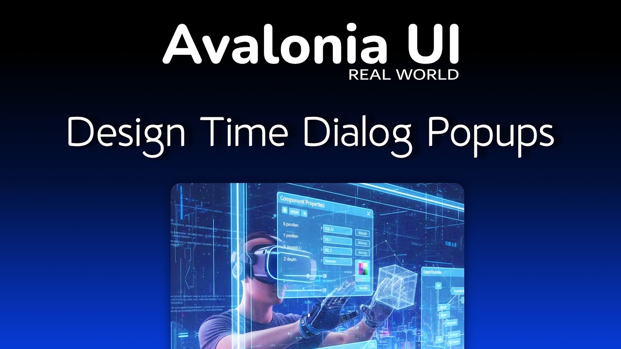 66. Avalonia UI Real World (Design Time Dialogs)