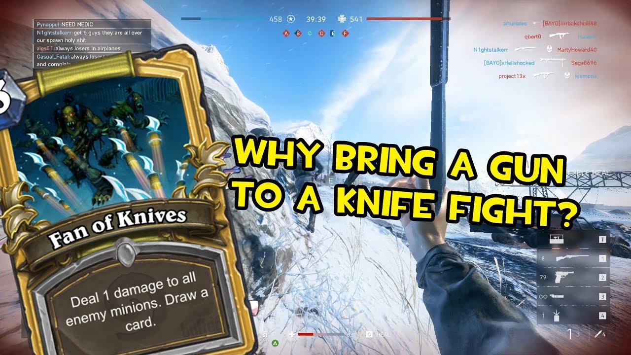 knife to meet you- [Battlefield V throwing knives]