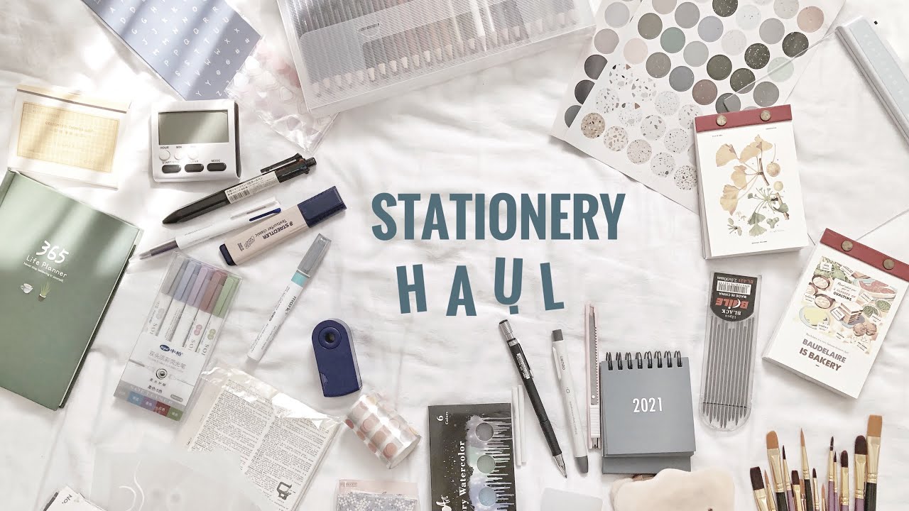 a stationery haul + giveaway  // JIANWU store