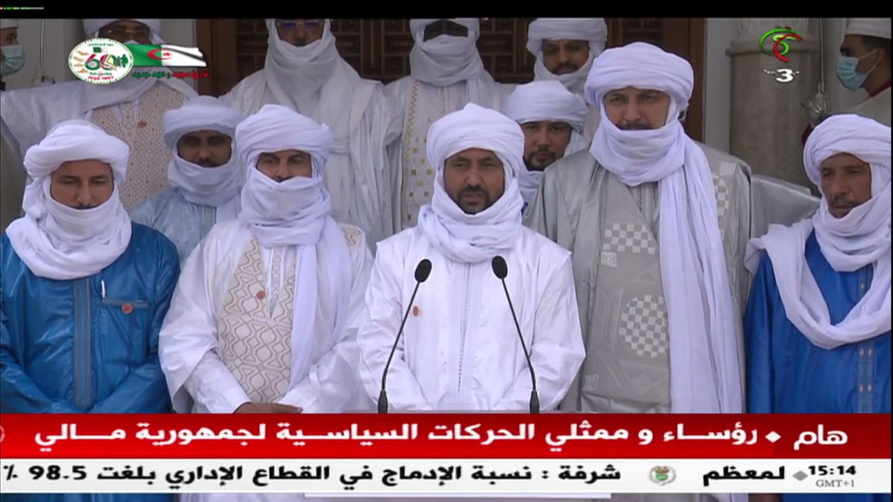 رئيس الجمهورية السيد عبد المجيد تبون يستقبل رؤساء وممثلي الحركات السياسية لجمهورية مالي