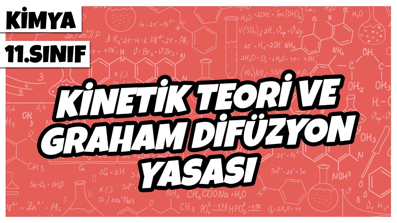 11. Sınıf Kimya - Kinetik Teori ve Graham Difüzyon Yasası | 2022