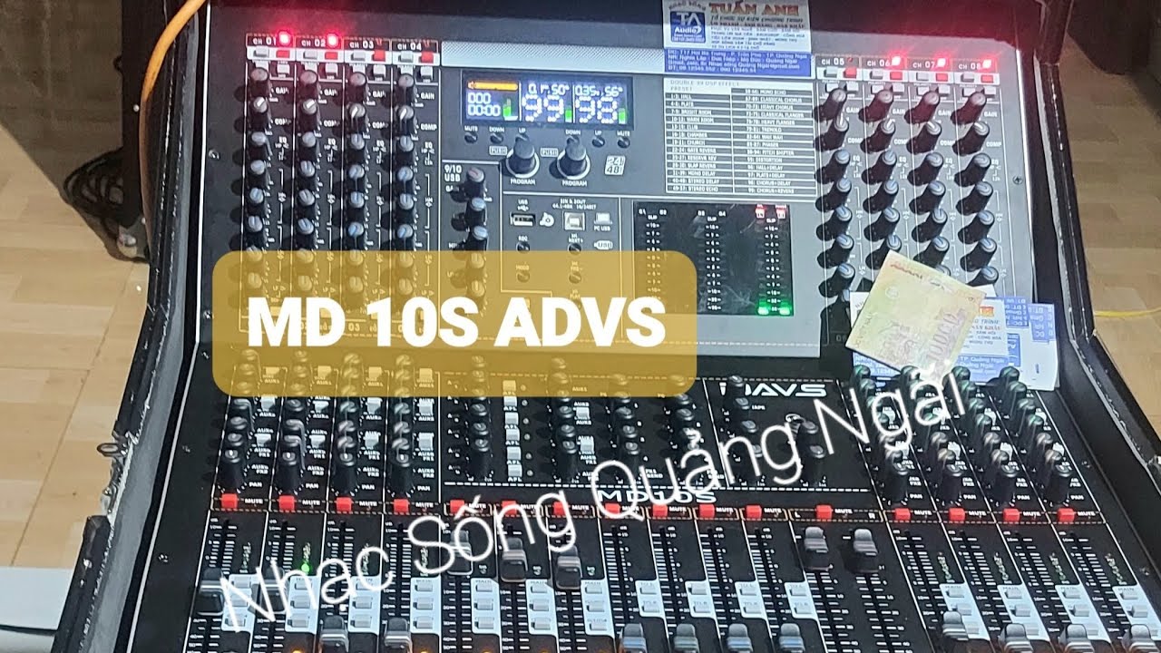 Mixer MD 10S ADVS Bản Nâng Cấp 2025 Karaoke  Onlink  Ngày Vui Qua Mau P1
