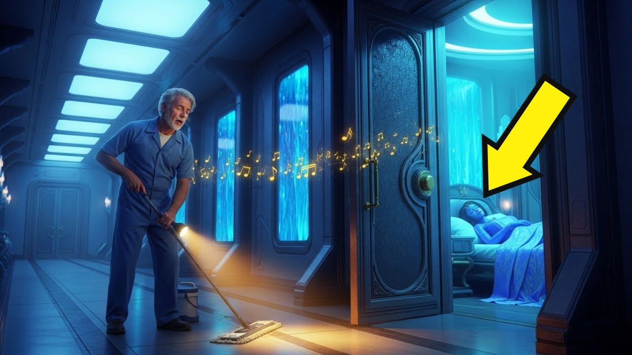Human Janitor Hummed While Mopping—Not Knowing the Alien Princess Only Slept to His Voice