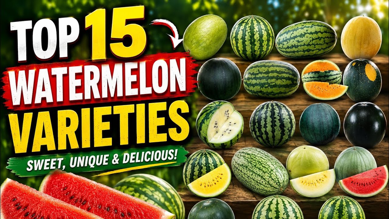 Топ-15 сортов арбуза в мире: 15 самых сладких и уникальных арбузов 🍉