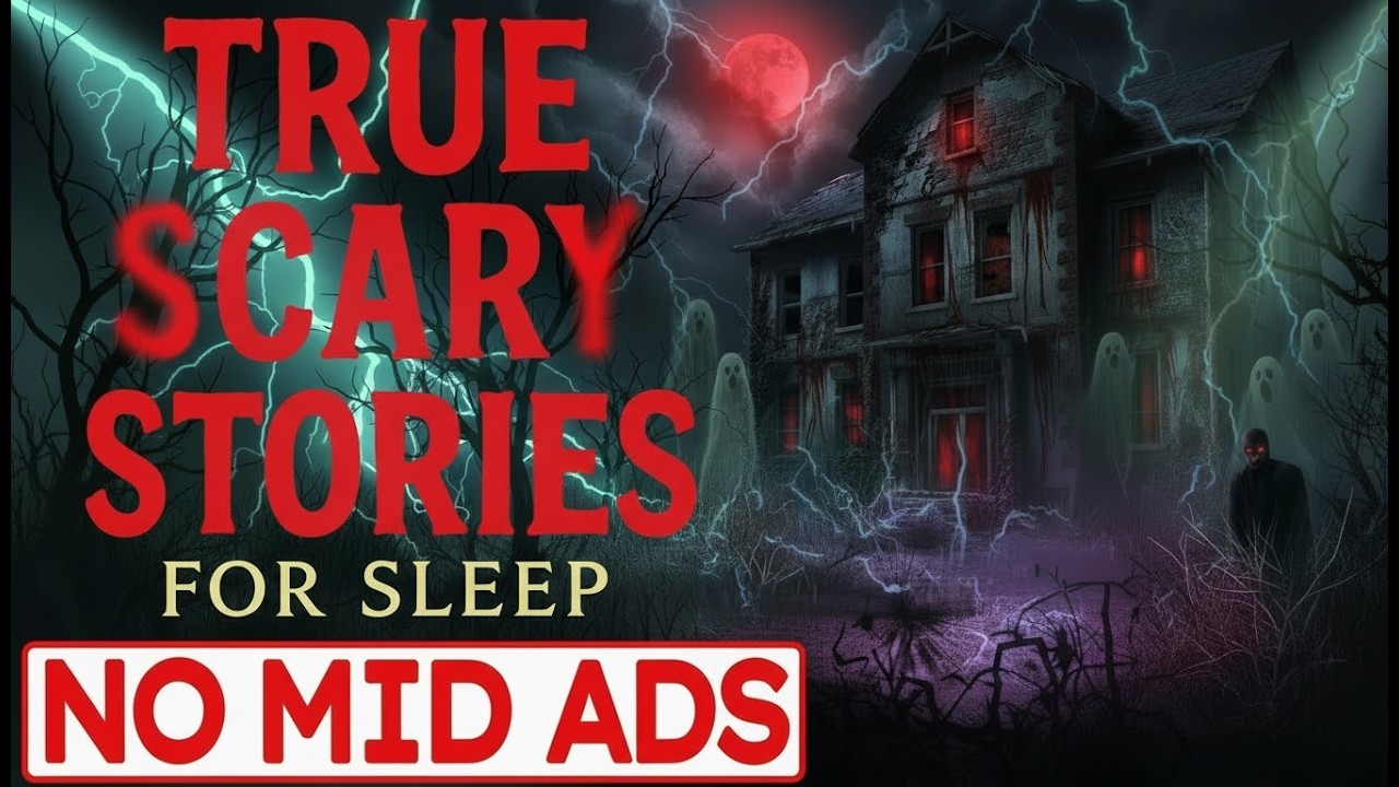 NO ADS 🛑 2 HOURS of 15 TRUE Scary Stories for Sleep | Relax Rain Sounds | Ep. 25