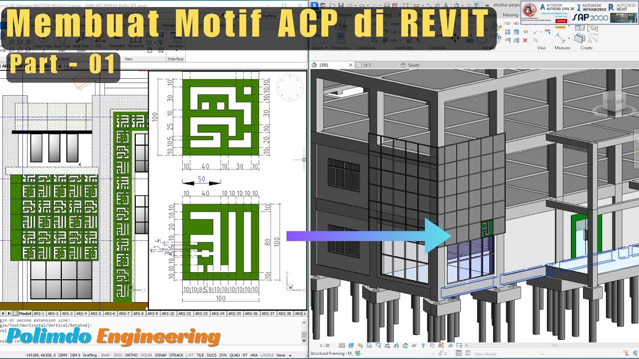 How To Make Facades In Revit With Composite Panel Motifes