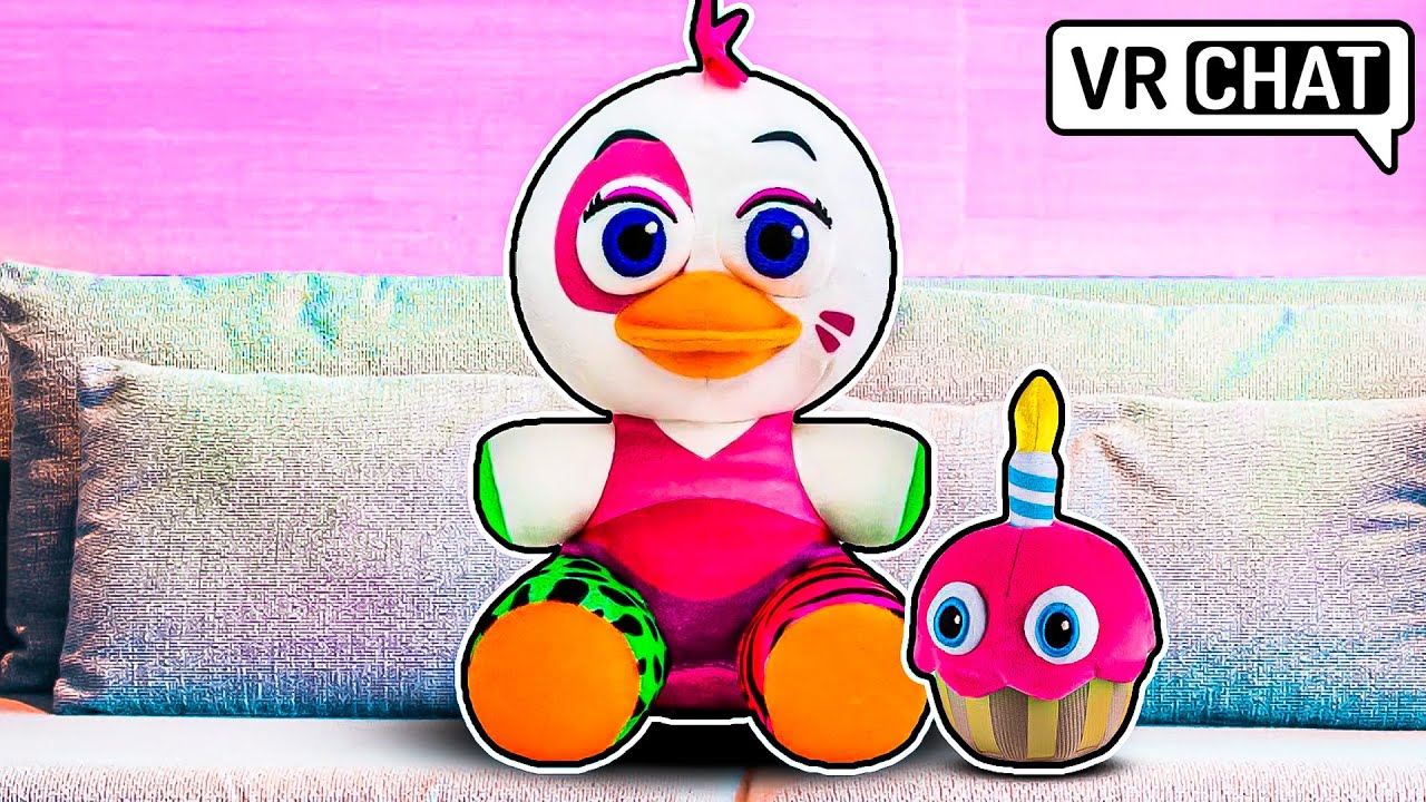 Glamrock Chica TURNS into a PLUSHIE?! in VRCHAT