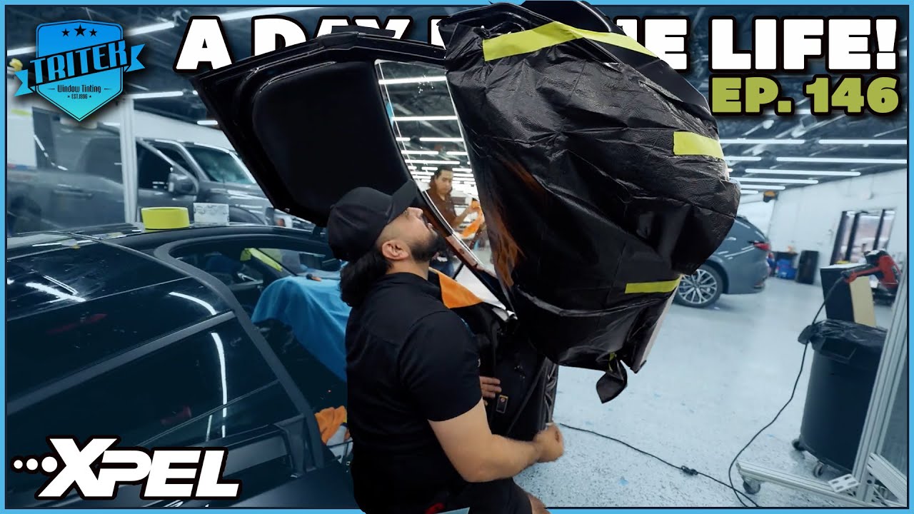 XPEL Training + PPF, Tint & Ceramic Coating | DAY IN THE LIFE EP. 146 | Tritek Tint & PPF Dallas