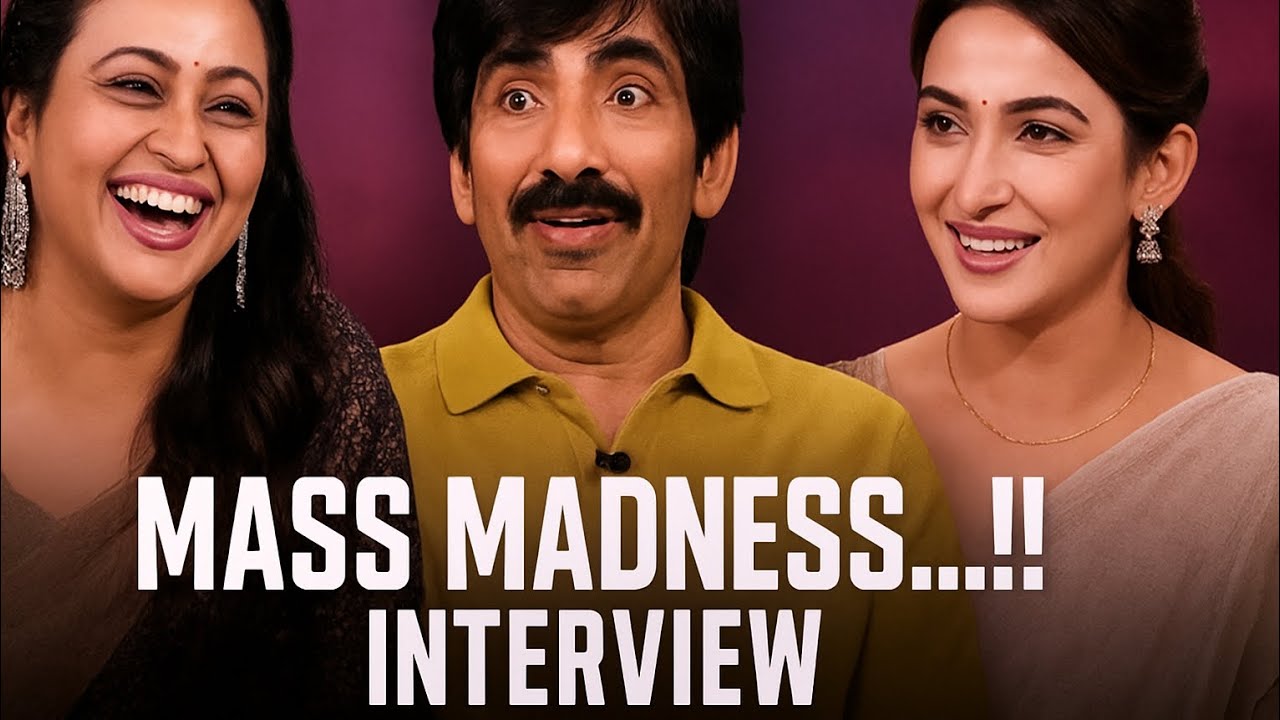 Mass Jathara Begins! Ravi Teja & Sreeleela Unstoppable with Suma Kanakala | Full Madness Interview