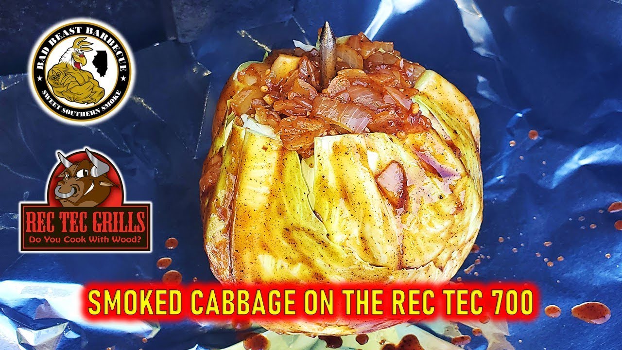 How To Smoke A Whole Cabbage - REC TEC 700