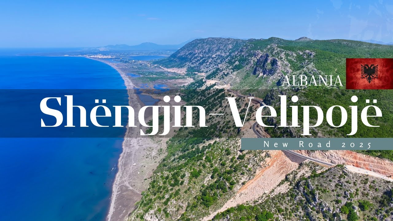 Shëngjin - Velipojë | New Road 2025 - 🇦🇱 Albania @MTravelVlog