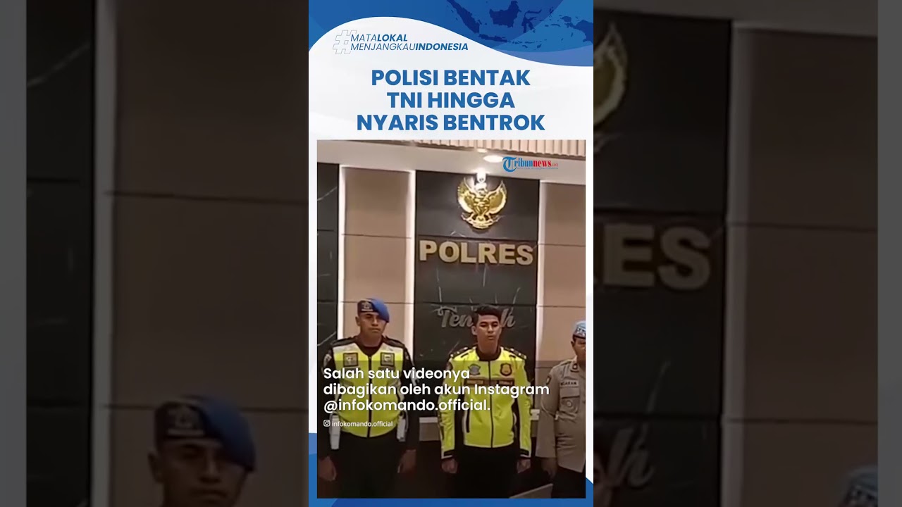 Viral Oknum Polisi di NTT Bentak Anggota TNI Berpakaian Preman hingga Nyaris Bentrok, Berakhir Damai