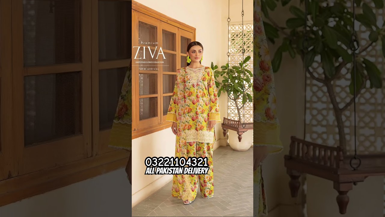 ZIVA BY GULJEE 2025🌸ZIVA ORIGINAL GULJEE COLLECTION 2025🌸SAME PRINT COLLECTION✅ #shorts