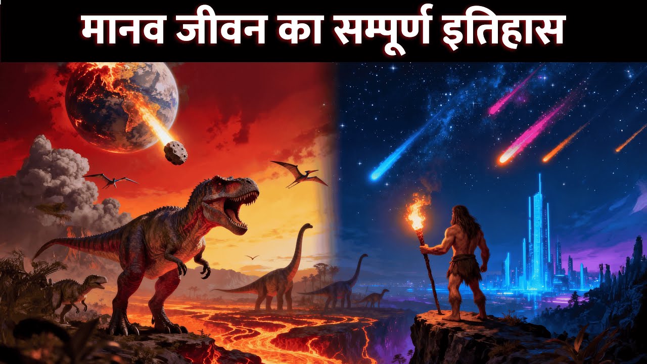 मानव जीवन का सम्पूर्ण इतिहास || The complete history of human life