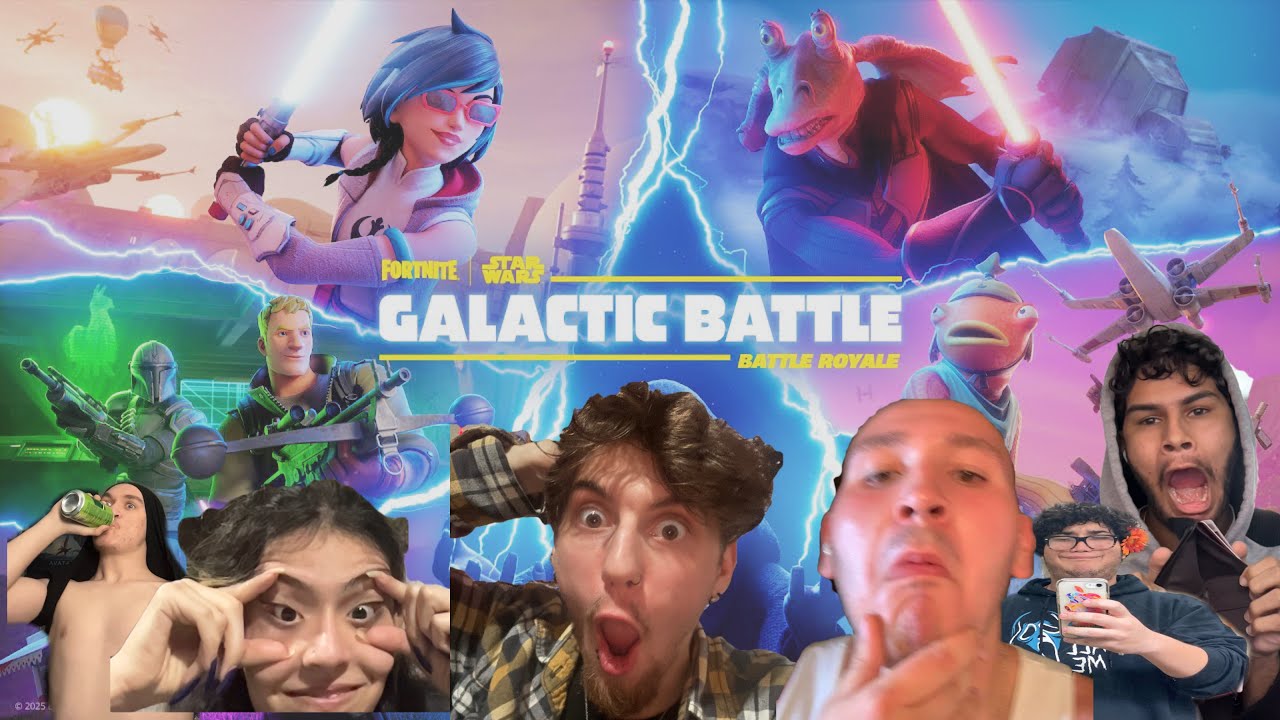NO WAY I POSTED A VIDEO?!? Morgzpretzel and the GANG play the new Fortnite star wars season.