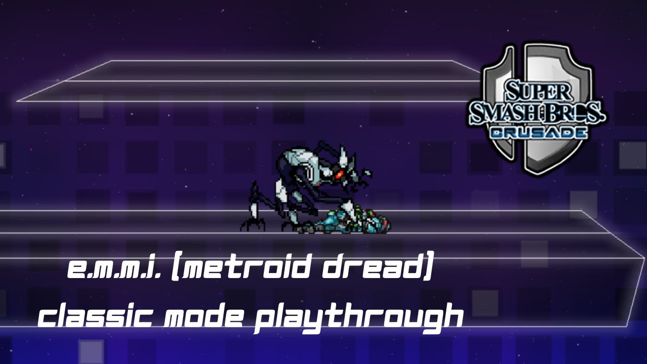 Super Smash Bros. Crusade - E.M.M.I. (Metroid Dread) Classic Mode Playthrough