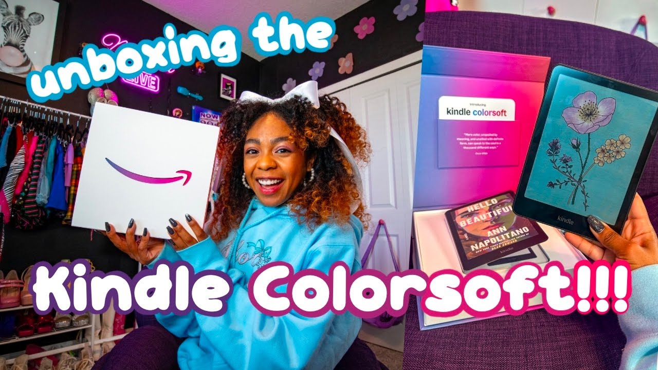 let's unbox the KINDLE COLORSOFT!!! OMG *New Amazon Kindle Unboxing*