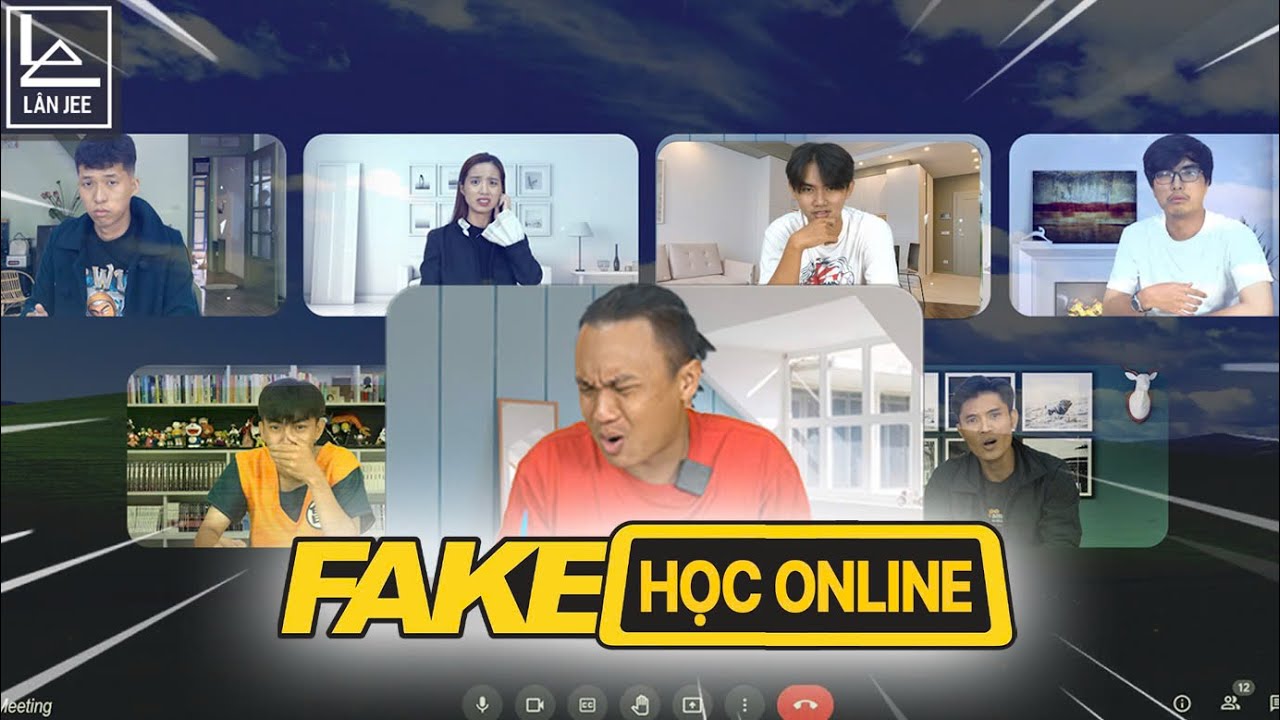 FAKE LỚP HỌC ONLINE || LÂN JEE OFFICIAL