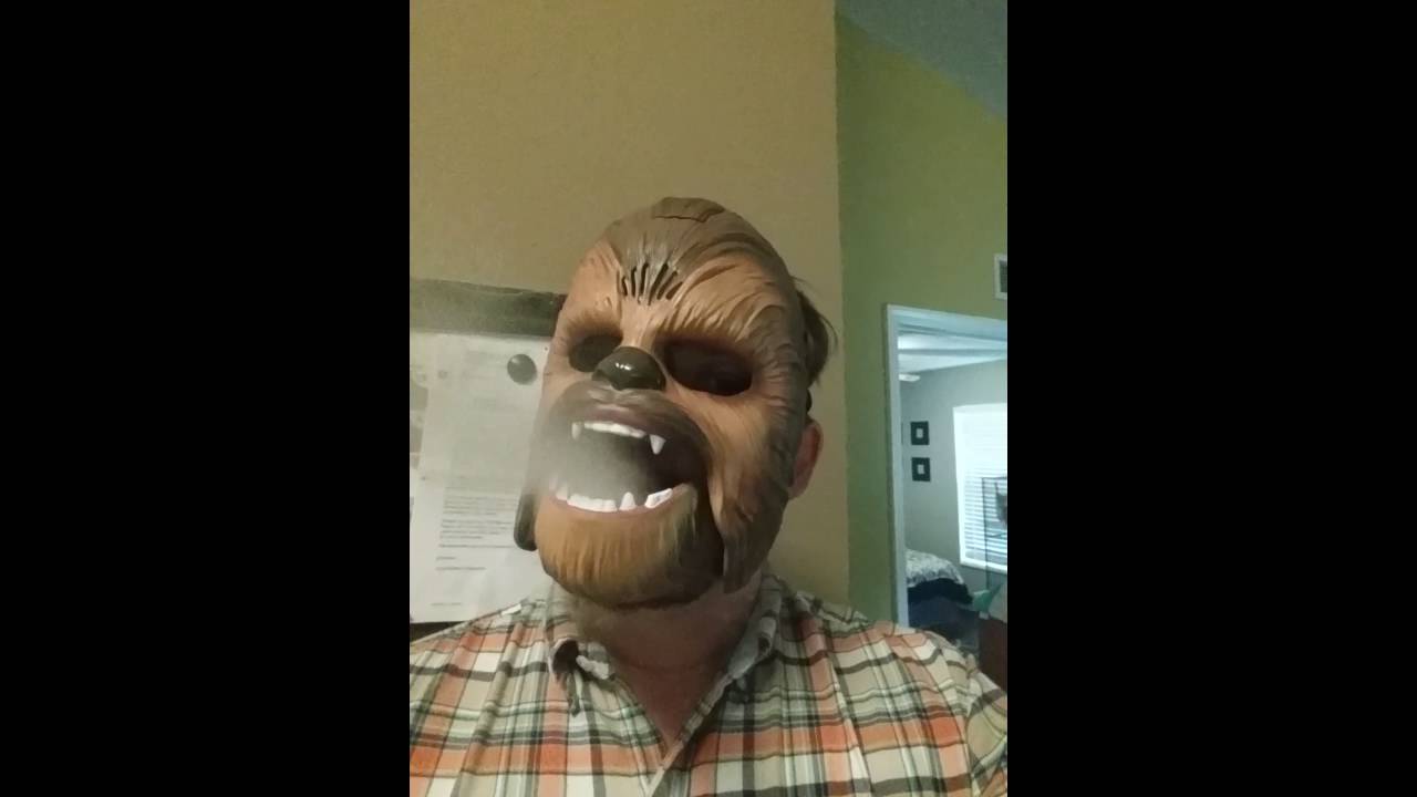 Chewbacca rips fat vape clouds.