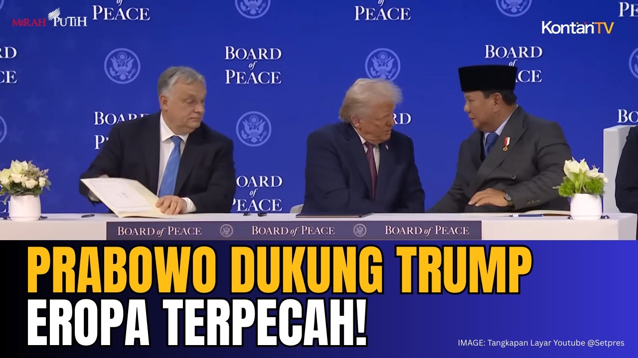 Indonesia Ikut Donald Trump Board pf Peace, Eropa Masih Bingung Status PBB
