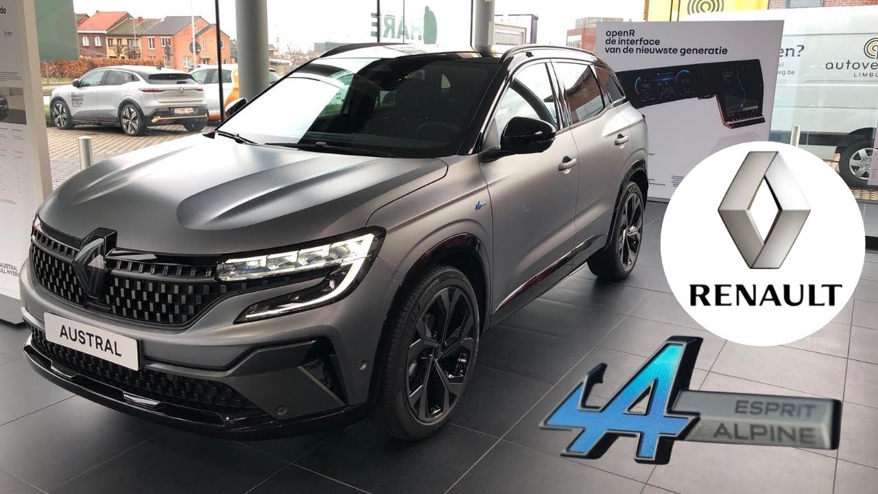 2023 Renault Austral Esprit Alpine in Frozen Pure Grey #renault #frozen #renaultaustral #alpina