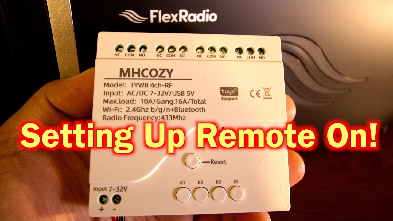 Flex Remote On (REM ON) | Setting Up Remote Control to Turning On the Flex SDR | Flex-8000 Series