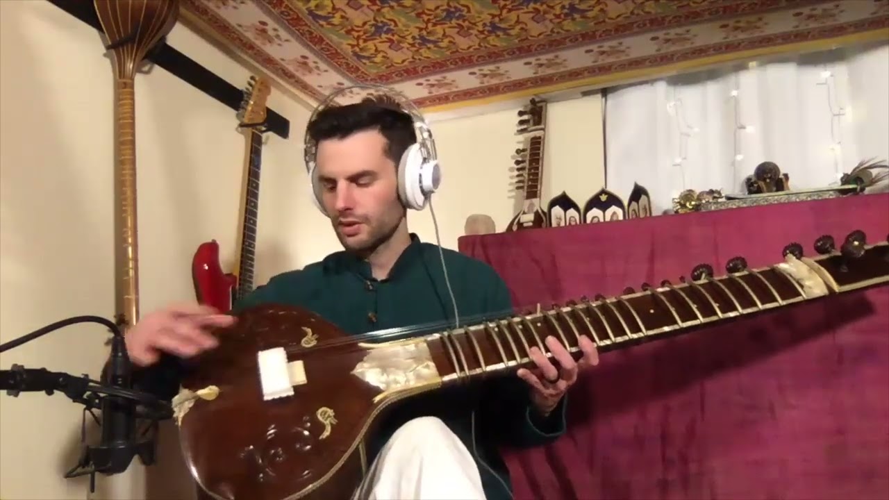 Sitar Hiren Roy Gandhar Pancham Vilayat Khan style 1981