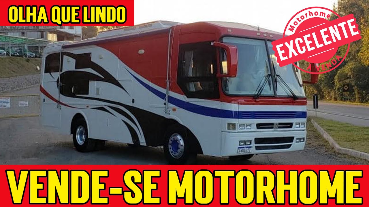 EXCELENTE MOTORHOME À VENDA ÔNIBUS MUITO LINDO PREÇO BOM