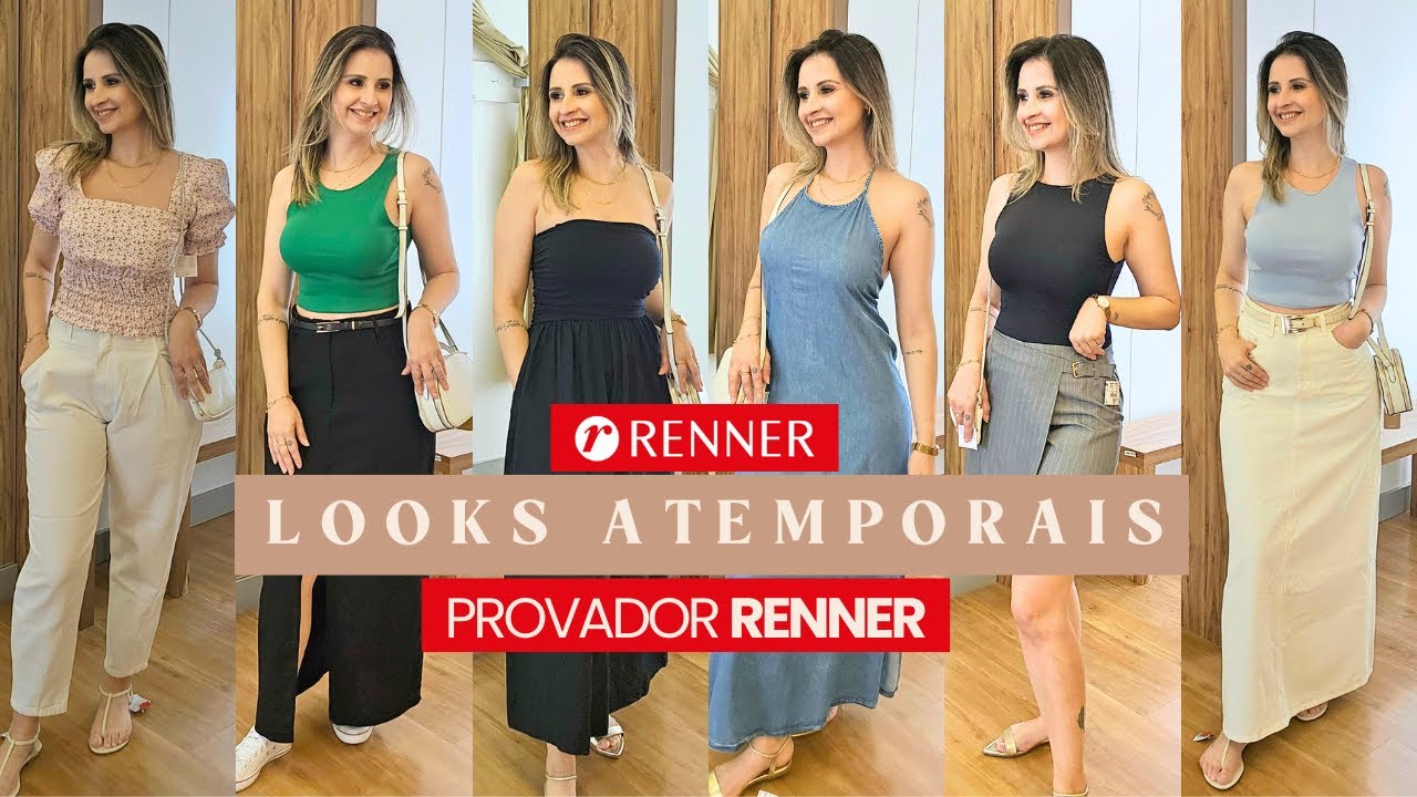 Provador Renner looks férias e looks dia a dia | Rê-signifique