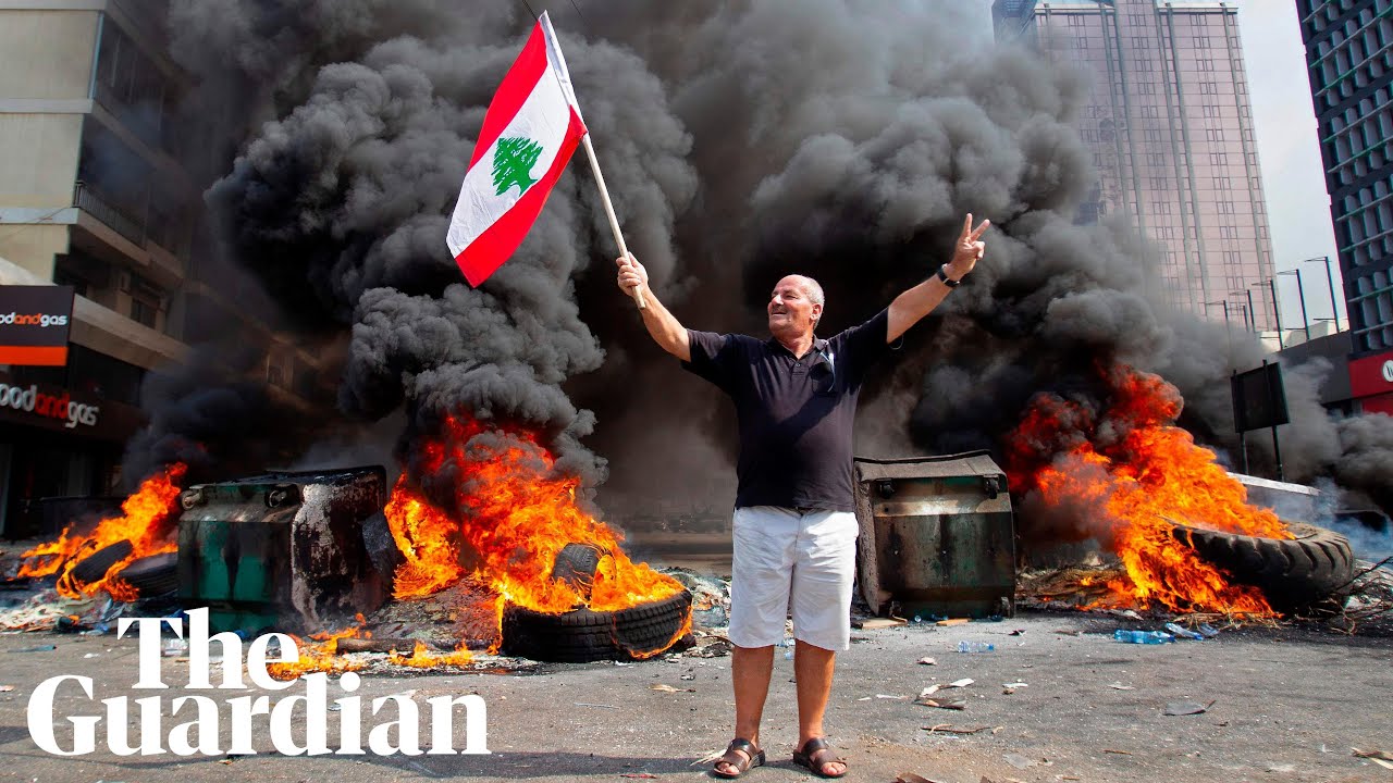 Lebanon protests: key moments from a week of unrest