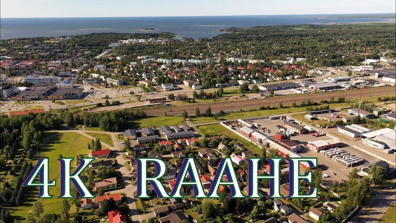 Raahe 4K Suomi ilmasta - matkalla Suomessa drone video