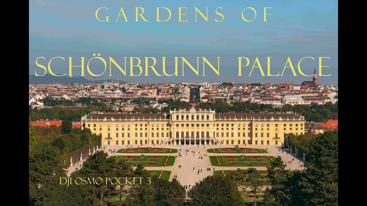 Gardens of Schönbrunn Palace, with Nina. Dji Osmo pocket 3