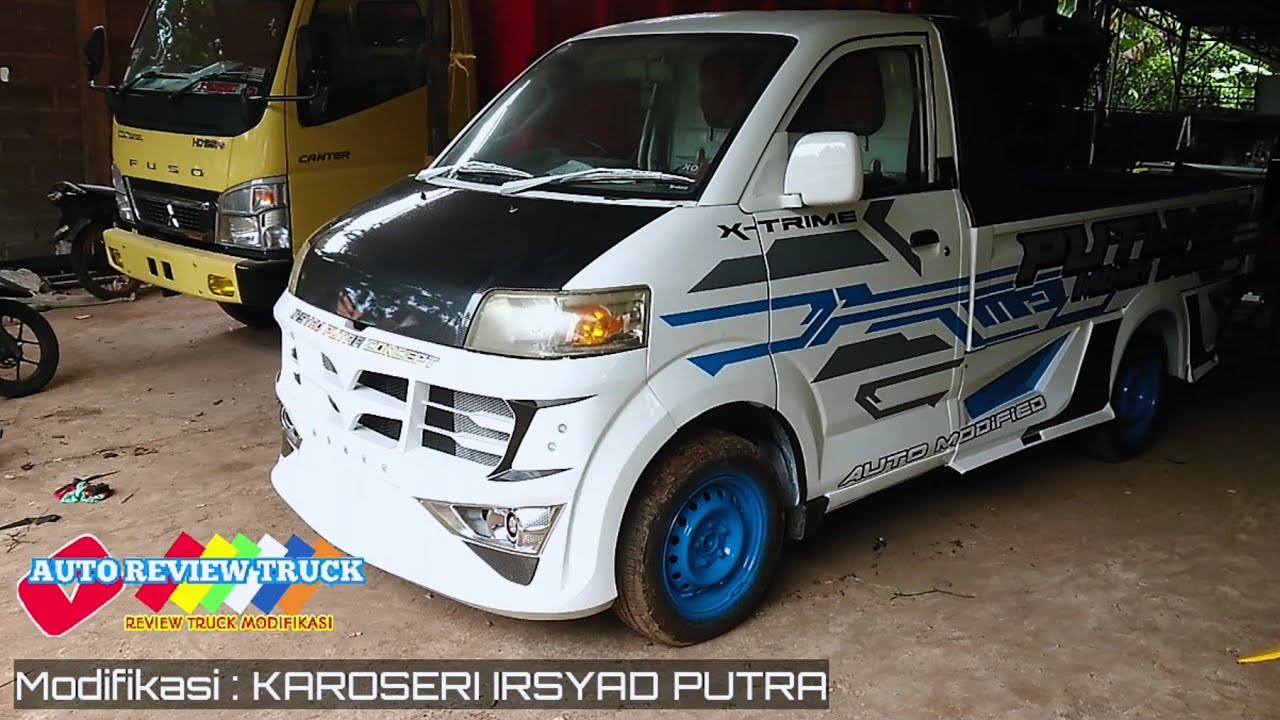 Pickup Mbois ..! Modifikasi Suzuki APV Full Variasi Foglam Sigra Stoplamp Fortuner || Irsyad Putra