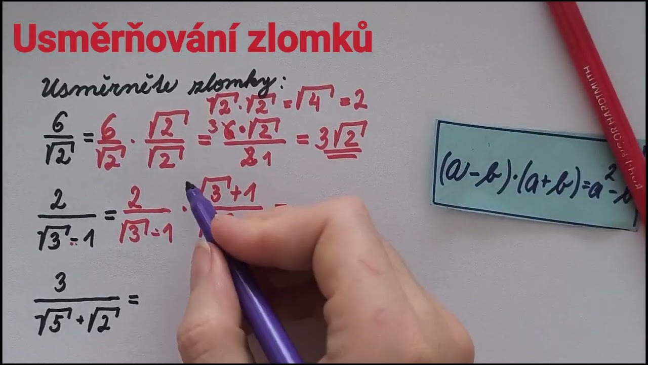 Usměrňování zlomků