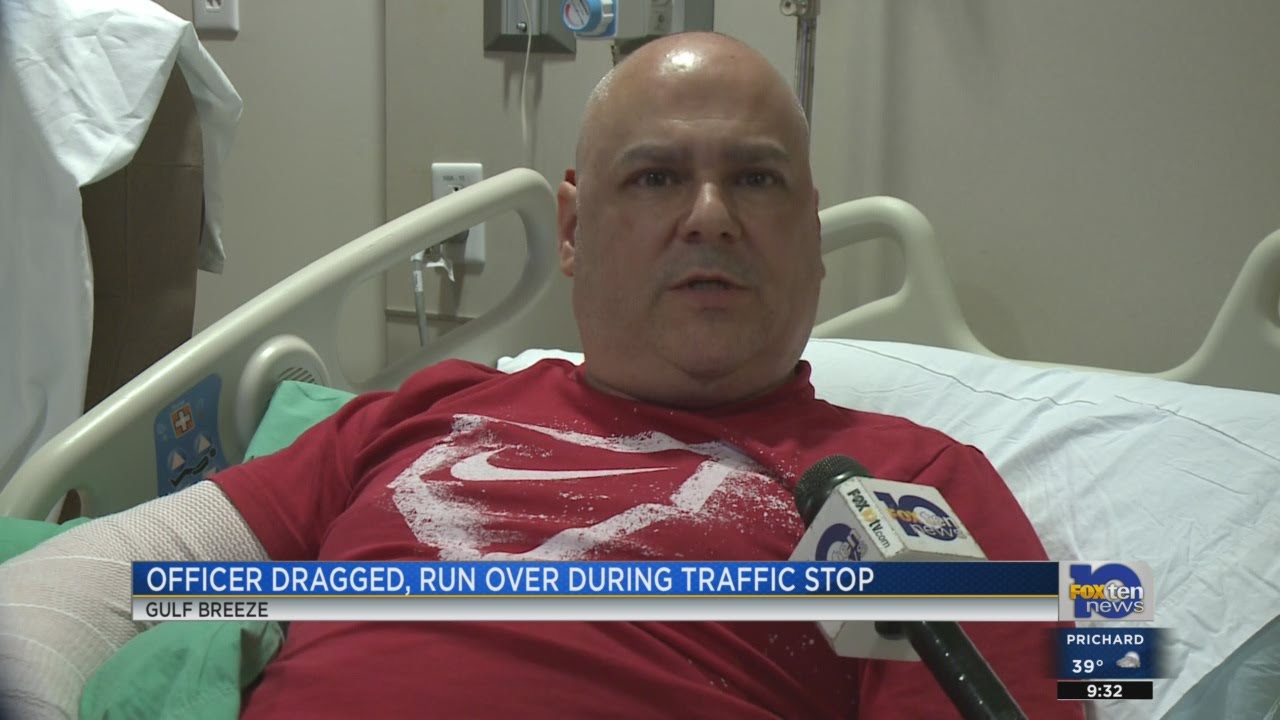 Gulf Breeze police officer ran over