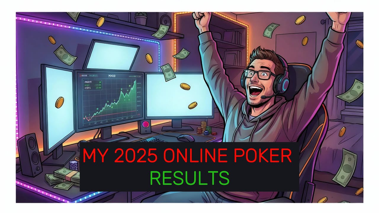 HOW MUCH MONEY I MADE PLAYING ONLINE POKER IN 2025?