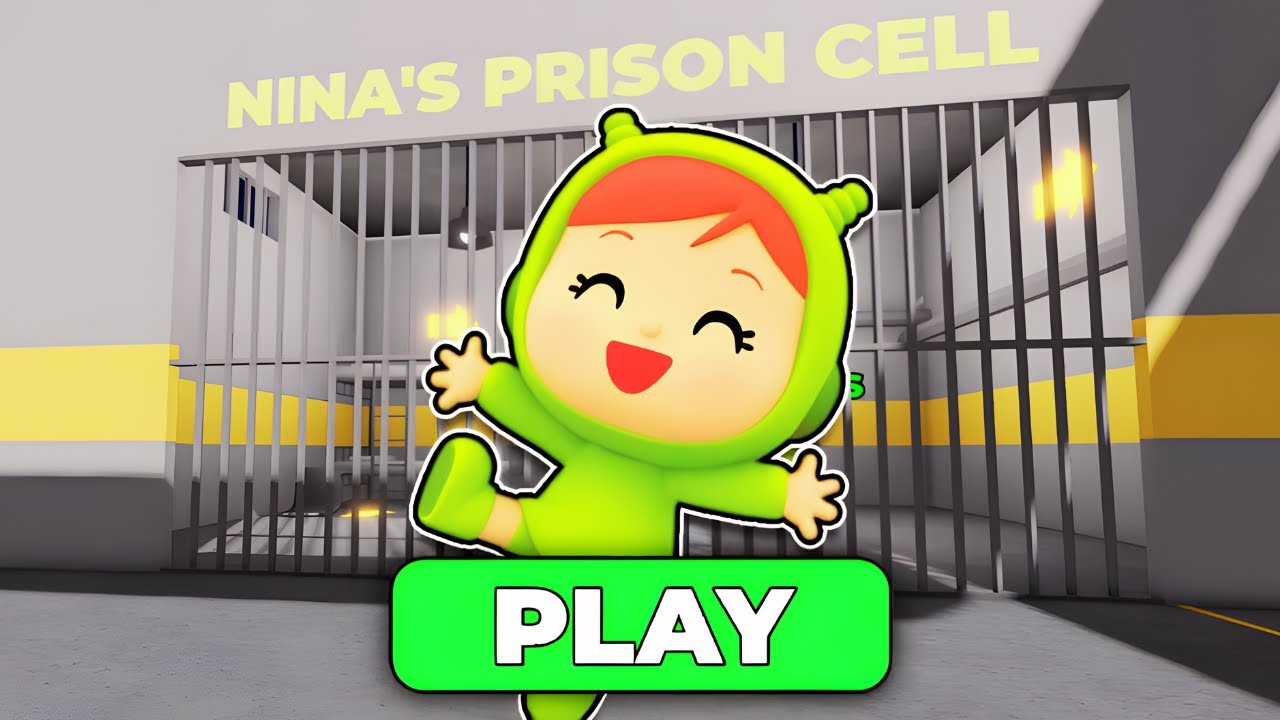 NINA'S PRISON RUN OBBY | ROBLOX GAMEPLAY 4K