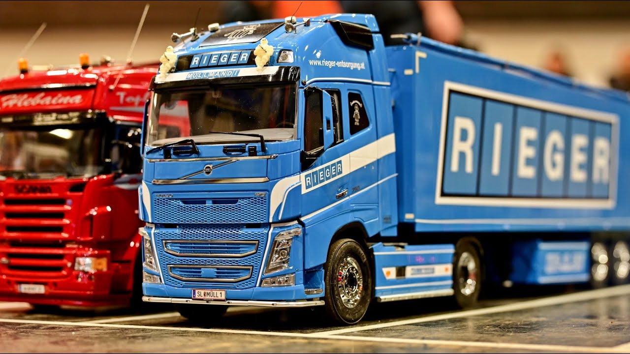 RC Trucks, buses, truck crane,...Modellbaumesse Ried 2024-part 2
