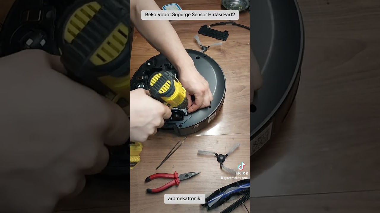 Beko Robot Süpürge Sensör Hatası Nasıl Yapılır Part2