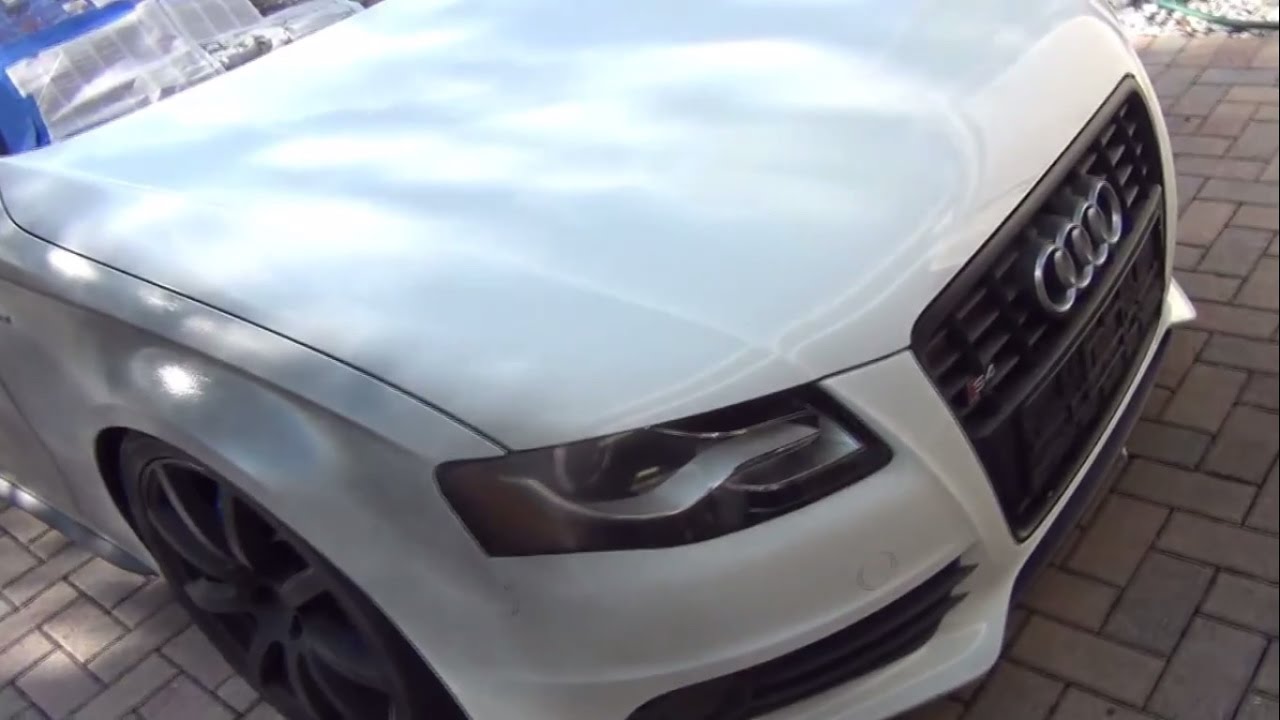 Как легко покрасить в жидкую резину Rubber Paint НА УЛИЦЕ??? - Audi S4