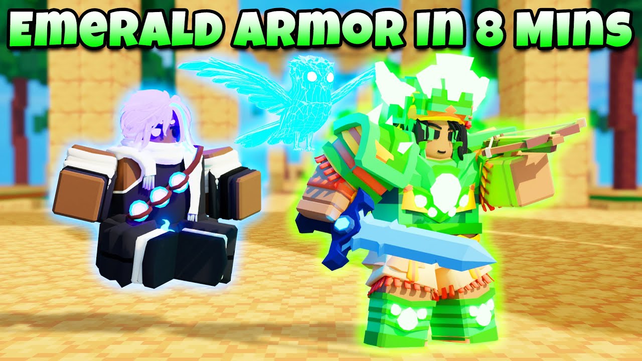 Lucia + Whisper Kit = Free Emerald Armor (Roblox Bedwars)