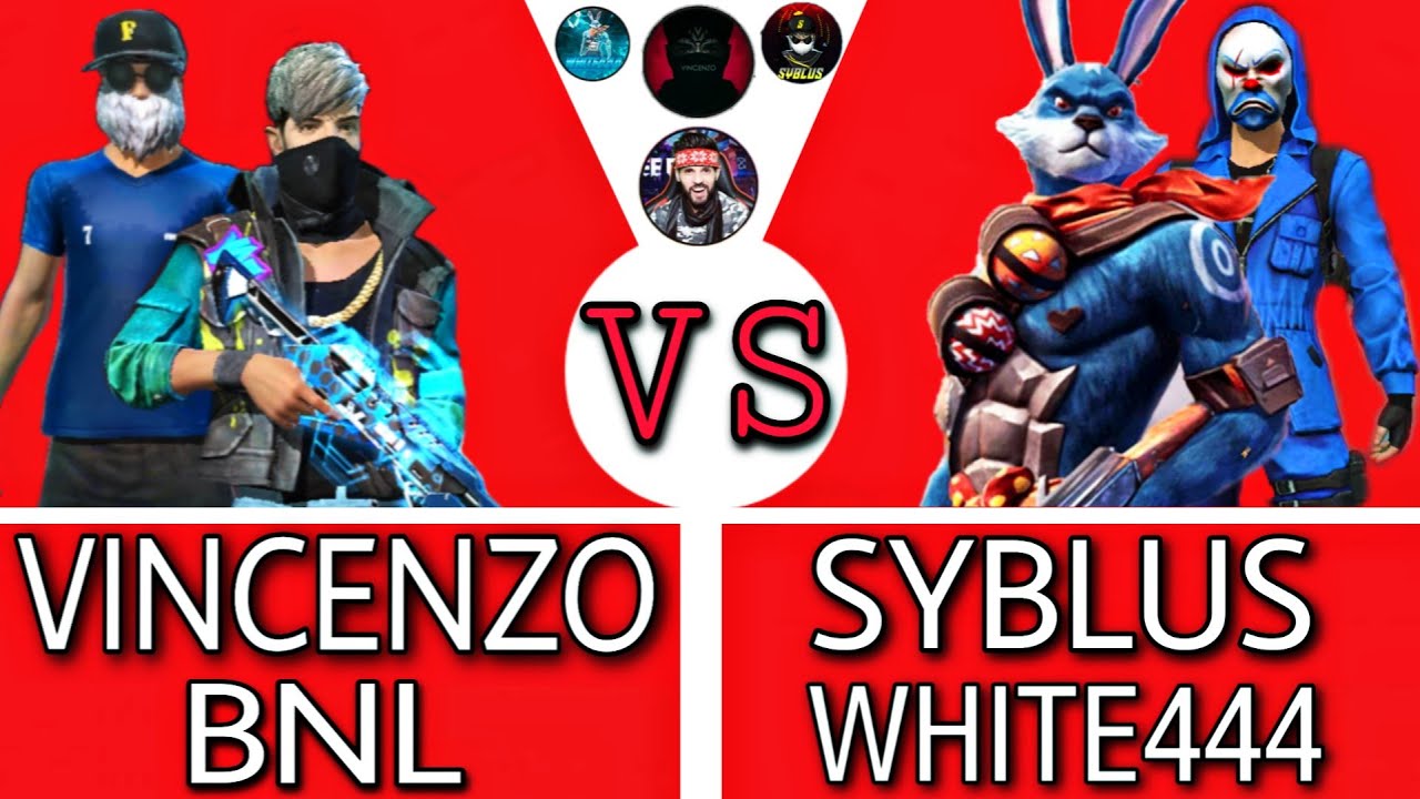 BNL & VINCENZO VS SYBLUS & WHITE444 Clash Squad Custom Match || Let's see who's the winner 🎯📌🇦🇱